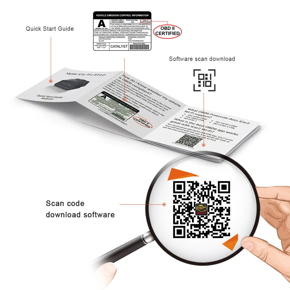 Vgate iCar Pro ELM327 V2.3 Bluetooth 4.0 WIFI For IOS/Android OBD Auto Scanner Code Reader OBD2 Car Diagnostic Tool ELM 327 V1 5