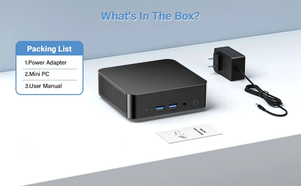 2026 Mini PC Intel Core i9 8950HK Windows 11 UHD Graphics 16GB LPDDR4 1TB 2TB M.2 SSD WiFi 6 BT5.2 Desktop PC Office Computer