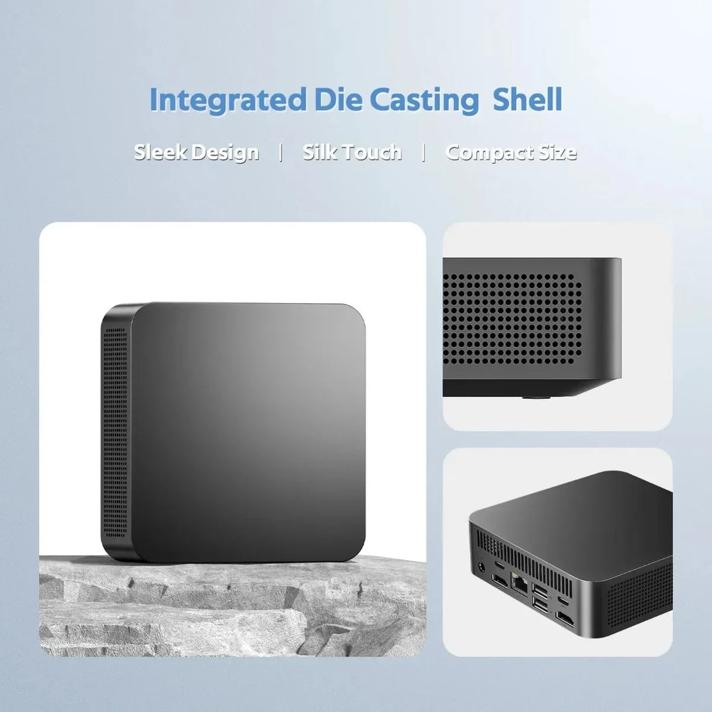 2026 Mini PC Intel Core i9 8950HK Windows 11 UHD Graphics 16GB LPDDR4 1TB 2TB M.2 SSD WiFi 6 BT5.2 Desktop PC Office Computer